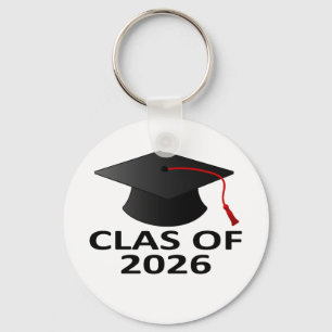 Studenten klassificerar av 2026 T-Shirt.png Nyckelring