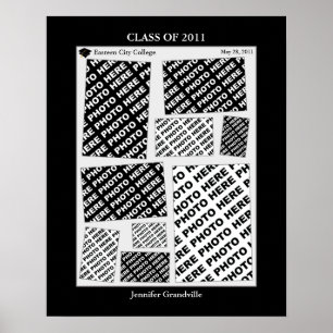 Studenten klassificerar av fotoCollage 2011 1 Poster