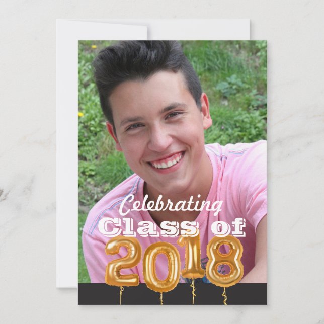 Studenten klassificerar av fotomeddelandeinbjudan inbjudningar (Framsida)