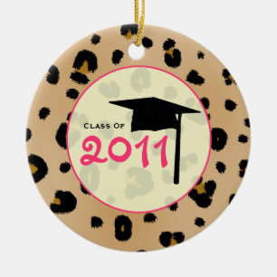 Studenten klassificerar av Leopardtrycket 2011 & Julgransprydnad Keramik