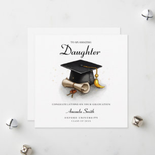 Studenten-kort för dotter, studenten-kort julkort