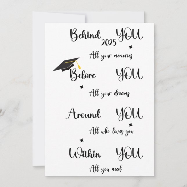 studenten kort till hennes dotter son (Framsida)