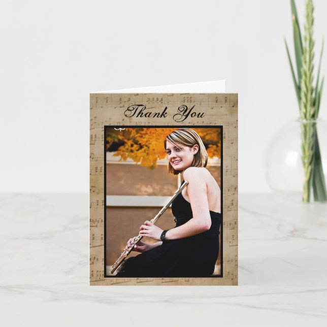 Studenten Lakan Music - Tackkort Card (Framsida)