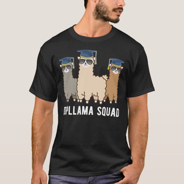 Studenten Llama Grad Diploma Student Classic T-S T Shirt (Framsida)