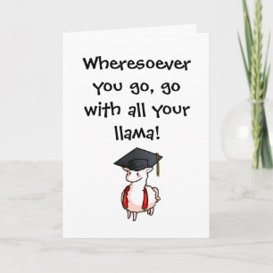 Studenten Llama Kort