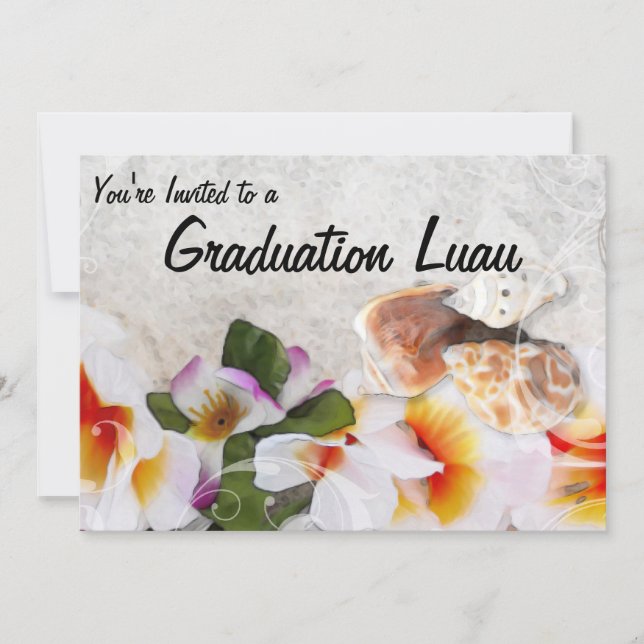 Studenten Luau Open House Inbjudningar (Framsida)