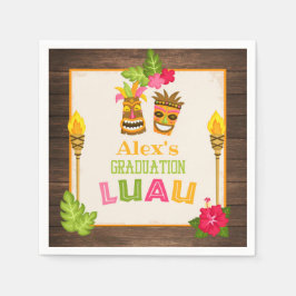 Studenten Luau Papper Napkins - Boy Pappersservett