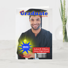 Studenten Magazinhölje Party Inbjudan