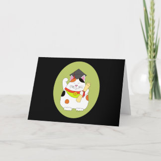 Studenten Maneki Neko Kort