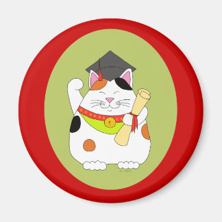 Studenten Maneki Neko Magnet