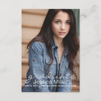 Studenten meddelande/Inbjudan| student p| grått Inbjudningar