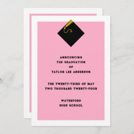 Studenten meddelande inbjudningar