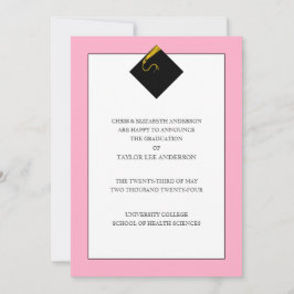 Studenten meddelande inbjudningar