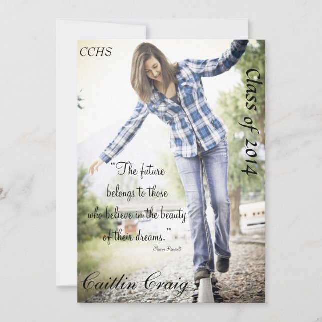 Studenten meddelande inbjudningar (Framsida)