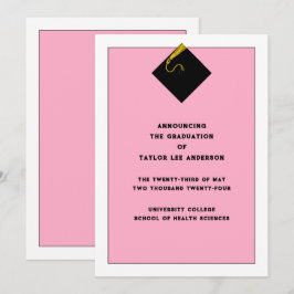 Studenten meddelande inbjudningar