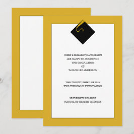 Studenten meddelande inbjudningar