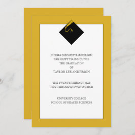 Studenten meddelande inbjudningar