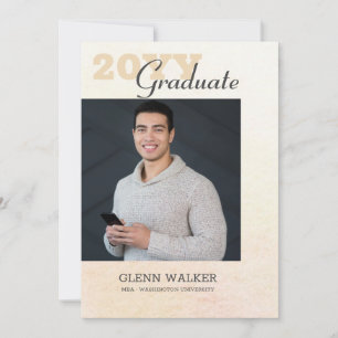 Studenten meddelande med foto