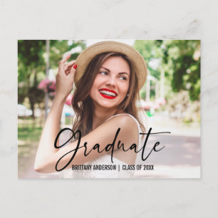 Studenten-meddelande om Bläck Pen Calligraphy Scri Vykort