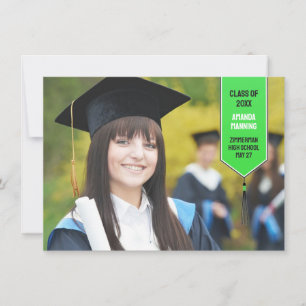 Studenten-meddelande om fotolager inbjudningar