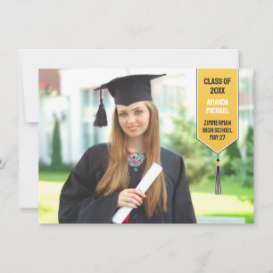 Studenten-meddelande om fotolager inbjudningar