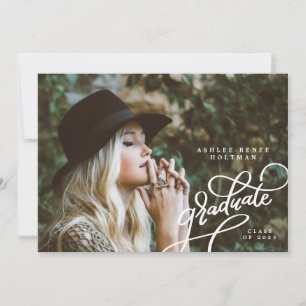 Studenten meddelande om roligt Corner-skript Inbjudningar