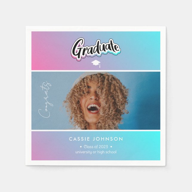 Studenten-meddelande Pappersservett (Framsidan)