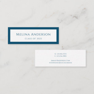 Studenten meddelande Student Simple Blue