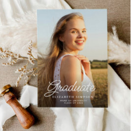  studenten-meddelandefotokort för skript tack kort