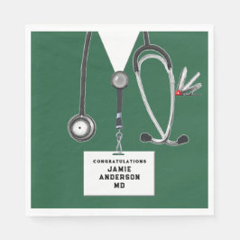 Studenten Medicinsk School Napkins Pappersservett