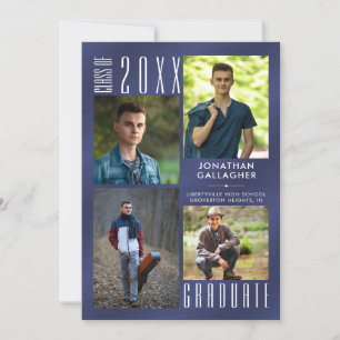 Studenten Metallic 5 Photo Meddelande