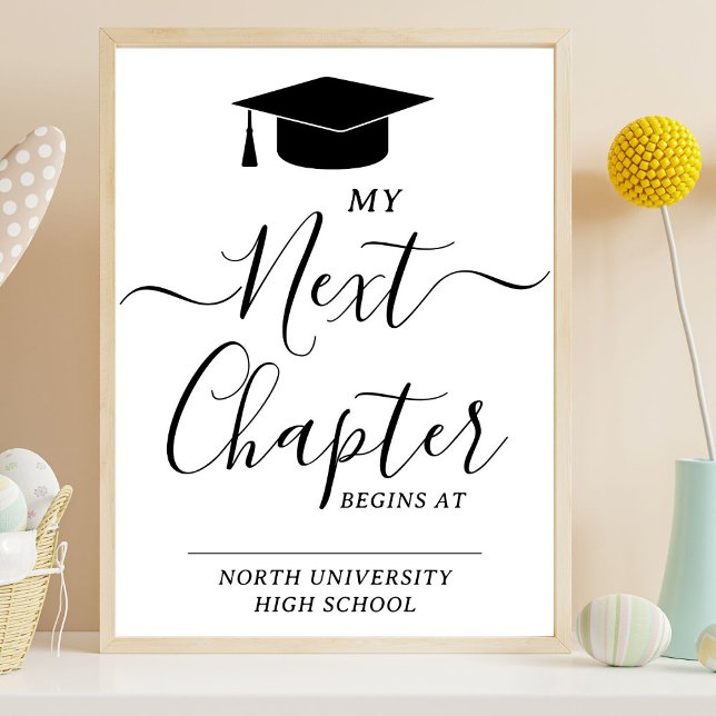 Studenten Mitt nästa kapitel börjar vid Kap Party Poster (Skapare uppladdad)