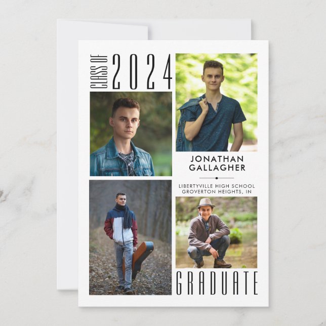 Studenten Modern fotosamling Meddelande (Framsida)