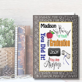 Studenten Modern Grattisar för lärare Kort