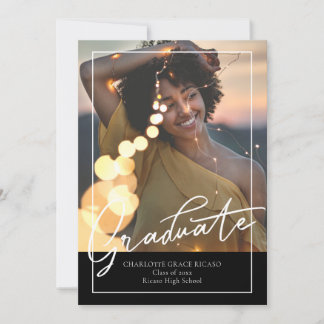 Studenten Modern Typography Photo Personlig Meddelande