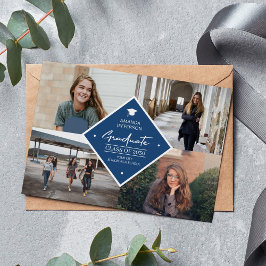 Studenten moderna elegant-skript 4 fotokollage a meddelande