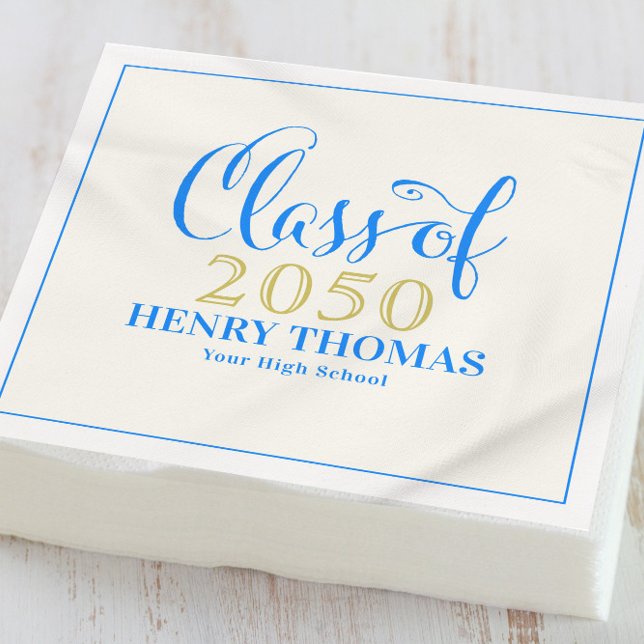 Studenten moderna, minimalistiska skriptklass för  pappersservett (Skapare uppladdad)