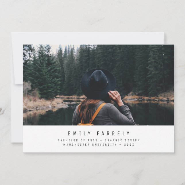 Studenten moderna snyggtar med minimal elegant (Framsida)