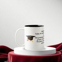 Studenten mugg Studenten med Ord