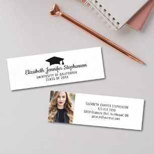 Studenten namn för in ett enkelt fotokort