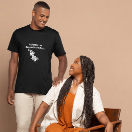 studenten namn i klassrummen, enkelt svart t shirt