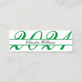 Studenten Namn-kort. Klassiskt infogningskort för