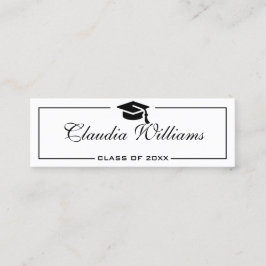 Studenten Namn-kort. Klassiskt infogningskort för