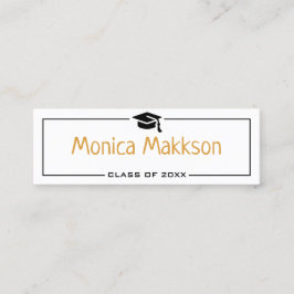 Studenten Namn-kort. Klassiskt infogningskort för