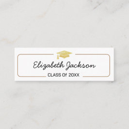 Studenten Namn-kort | Kort för enkel skriptinfogni