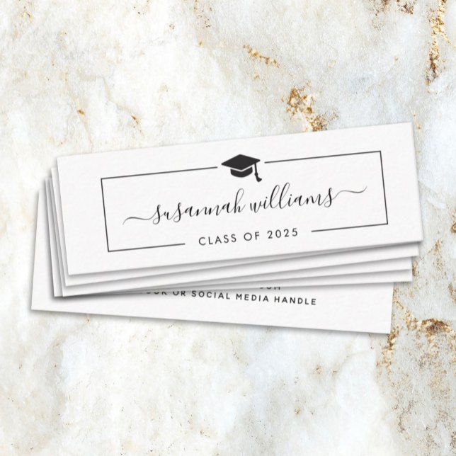 Studenten Namn-kort | Modern skriptadapter (Skapare uppladdad)