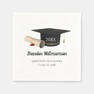 Studenten Napkins-klass av bordsartiklar 2025 Part Pappersservett