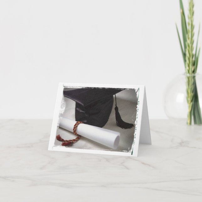 Studenten noterar kortet kort (Framsida)