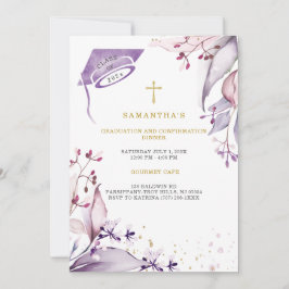 Studenten och bekräftelsemiddag inbjudningar