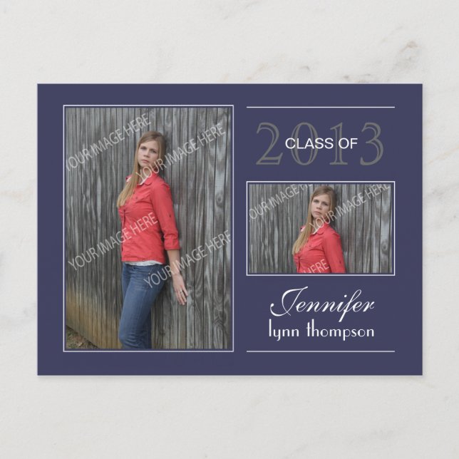 Studenten Open House-vykort Inbjudan Vykort (Framsida)